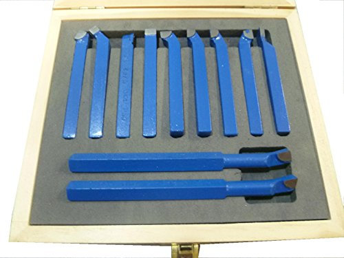 SET 11 UTENSILI BRASATI PER TORNIO 16 MM