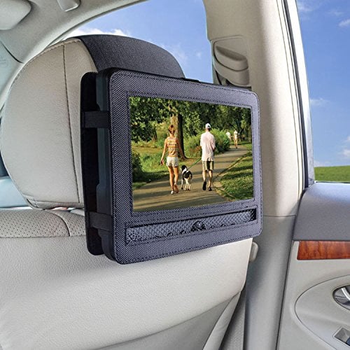 WANPOOL Car Headrest Mount Holder for 7 Inch Swivel & Flip Portable DVD Player (Not Including Player)