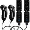 TechKen Wii Controller Set,Remote für Wii mit Motion Plus und Nunchuk Fernbedienung für Wii Kontroller mit Nunchuck Wii Vernbedinung Controller Ersatz für Wii/WiiU Konsole