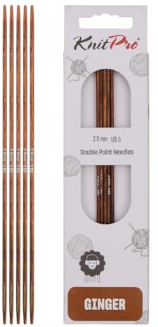 KnitPro Ginger Nadelspiele 6 (15cm) | 2mm