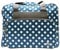Phönix Taschen für Nähmaschinen 45x21x37cm und Overlockmaschinen 39x32x36cm (Polka Dots Blau, Nähmaschinentasche)