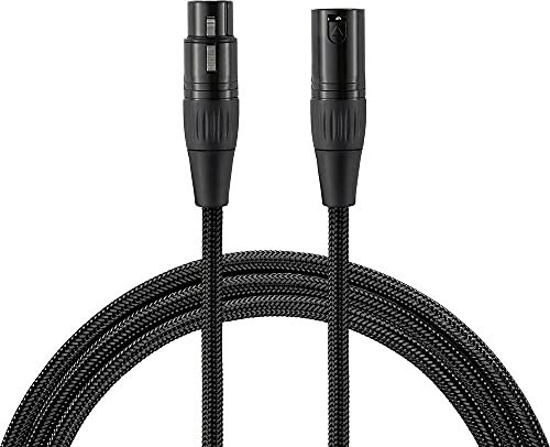 Warm Audio XLR-3 Premium Audio Cable (gold-plated connectors, four-conductor Starquad construction, and double-reussian shielding for maximum audio quality and superior noise rejection).