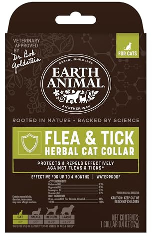 Earth Animal Apothecary Flea & Tick - 1 Herbal Collar for Cats & Kittens