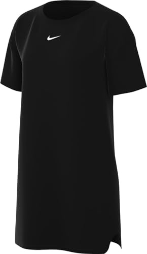 NIKE Damen W NSW ESSNTL SS Dress TSHRT T-Shirt, Schwarz-Weiss, Large