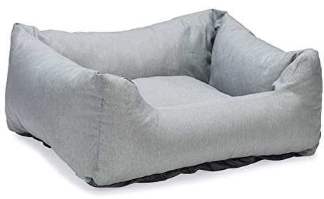 Karlie Charly, Hundebett, Hellgrau, 80x70x25 cm