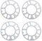 4 StüCk Rad Spurverbreiterungen, Auto-Rad-Distanzscheiben, Legierung Distanzscheiben Scheibe, Universal Rad Auto Reparatur Ausrüstungen (10mm)