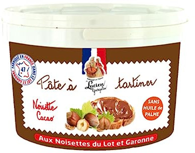 Pâte à tartiner cacao et noisettes seau 3 kg