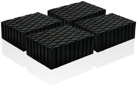 Gummiauflage für Hebebühnen und Autos - Gummiklötze und Gummiblöcke zum Sicheren anheben der Fahrzeuge (160x120x60mm, 1, Stück)