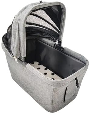 LIZHAYG Hundekorb Fahrrad Zusammenklappbarer Kleiner Haustier-Katzenträger, Hundekorb for Fahrrad, Fahrrad mit abnehmbarem Rücksitz, Hundekorb for Fahrrad, hinterer Fahrradkorb, groß