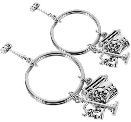 VALICLUD 2pièces Porte-clés Avocat Cadeau Avocat Pendentif Clé Décoration Porte-clés Accessoire Porte-clés