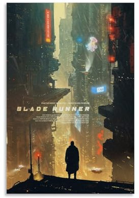 Blade Poster Runner 2049, Filmposter, Leinwand, Wandkunst, Dekor, Gemälde für Zuhause, Wohnzimmer, Schlafzimmer, 40 x 60 cm, ungerahmter Stil