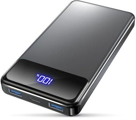 OHOVIV Power Bank, PD22.5W Fast Charging 12000mAh Portable Charger, PD3.0 QC4.0 USB-C/USB-A Output Triple 3A Phone Battery Pack for iPhone 16 15 14 13 Plus Pro Max Mini Samsung, Grey