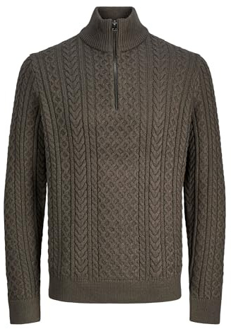 JACK & JONES Male Sweatshirt mit halbem Reißverschluss Sweatshirt mit halbem Reißverschluss