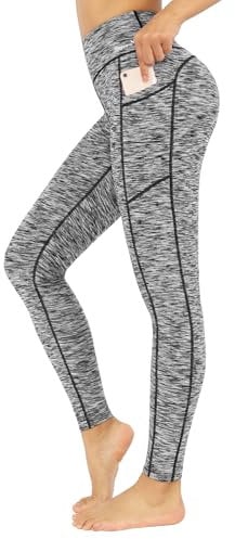 Buepeara Sport Leggings Damen Sporthose mit Taschen, High Waist Tights Laufhose Fitnesshose Für Sport & Alltag 10 M