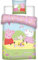 Peppa Pig Friends Kinderbett-Bettwäsche-Set, wendbar, Junior-Bettbezug 100 x 140 cm und Kissenbezug 40 x 45 cm, 100% Baumwolle