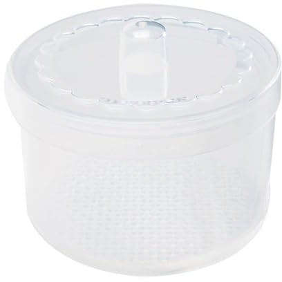 fayarrd Maniküre-Werkzeugkasten, Clear Professional Double Layer Statchble Manicure Storage | Tragbarer nicht rutschender Organizer für den Salon zu Hause, Weiß, riferimento alla descrizione