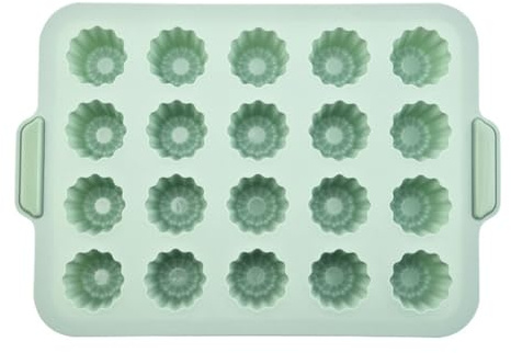 Osmond Silicone Mold Baking Mold Bread Baking Tray Nonstick Cake Mold Pans Bread Baking Tool,20-Grid Jelly Mold