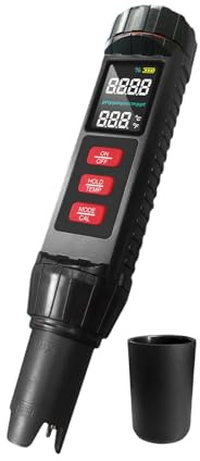 ZYHARUKO Wasseranalysator, hohe Genauigkeit, Detektor, digitaler Pool-Tester für Aquarien, Fischteich und Schwimmbad, Testmessgerät