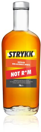 Stryyk Not Rum Alcohol Free Rum | Non Alcoholic Spirits for Cocktails | Zero Alcohol, 0.0% ABV | Rich Taste & Full-Bodied Flavour | Distilled in the UK | 70cl