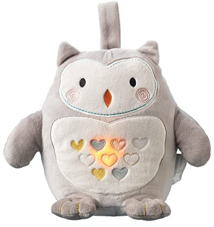 Tommee Tippee Grofriend Baby Sound and Light Sleep Aid, USB-Rechargeable, Soothing Sounds, Lullabies and White Noise, CrySensor and Nightlight, Ollie the Owl