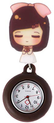 Hemobllo Montre Rétractable pour Design Cartoon Horloge Médicale Pratique à pour De Et Étudiants Style