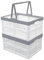 Vcansay 16 Liter Klappbox Stabil, Klappkisten Kunststoff Stabil, 2 Packungen