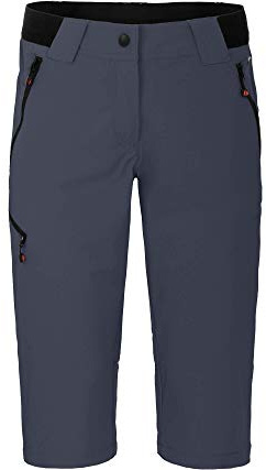 Bergson VIDAA Comfort Capri | Damen 3/4 Wanderhose, leicht, strapazierfähig, Ombre Blue [922], 40 - Damen