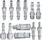 12 Pcs 1/4 BSP Air Compressor Connectors - Male & Female Thread Fittings Kit