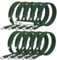 Cabepow Short Lightning Cable 1Ft 3 Pack, 1 Foot iPhone Charger Cables,1 Feet Apple Charging Cord Compatible with iPhone 11/Pro/X/Xs Max/XR/8 Plus /7 Plus/6/ iPad (DarkGreen)
