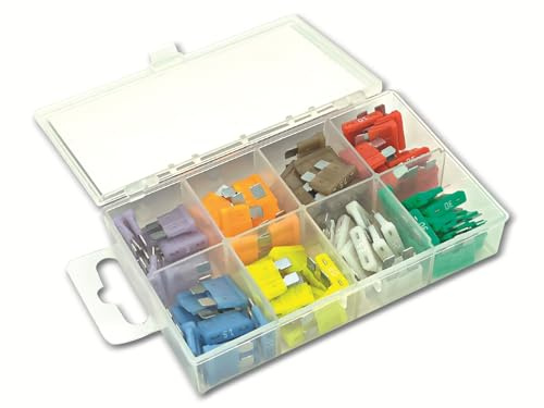 ESKA 340.750 Kfz Standard Flachsicherung 4 A, 5 A, 7.5 A, 10 A, 15 A, 20 A, 25 A, 30A Violett, Orang