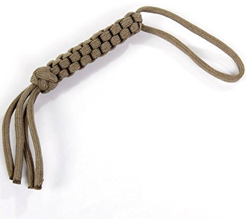 SAKASO Paracord Weave Knife Lanyard-Khaki