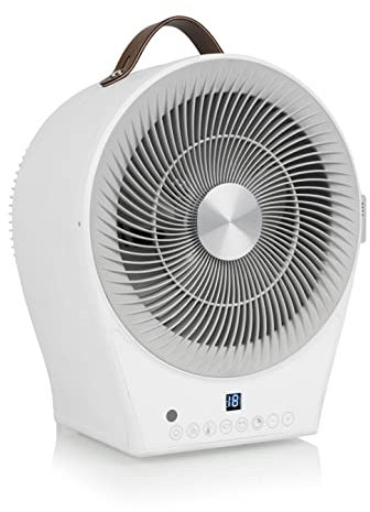 Tristar 2-in-1 Heizlüfter und Ventilator KA-5160 – 2000 W 6 Einstellungen 24-Std-Timer inkl. Fernbedienung, Weiß