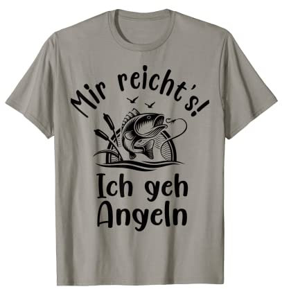 Mir reichts ich geh angeln Angler Geschenk lustig Sprüche T-Shirt