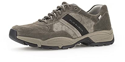 Pius Gabor Herren Sneaker Low,Halbschuhe,zertifiziertes Leder,Wechselfußbett,Turnschuhe,Laufschuhe,schnürschuhe,schnürer,Goat,44 EU / 9.5 UK