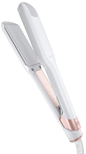 CLOUD NINE Premium The Wide Iron Pro - Elektrisches Glätteisen - Breite Keramikplatten für üppige Locken - Haarfreundliche Styling-Technologie & Temperaturregelung für gesünderes, glänzendes Haar