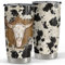 SANDJEST Vaso de vaca de 20 onzas con tapa, regalo para mujeres, niñas, hijas, hermanas, amantes de los animales, Navidad, cumpleaños