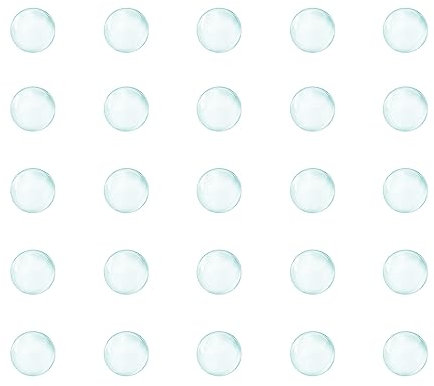 sourcing map 800pcs Glass Ball Boiling Stones 5mm Soda Lime Glass Beads for Bottle Shaking Mixing, Clear