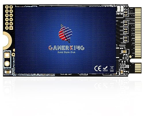 GAMERKING M.2 2242 NVMe SSD 1 To PCIe Gen3x4 3D NAND TLC Disque SSD interne haute performance 42 mm pour Ultrabook de bureau Notebook PC (1 To 2242 NVMe PCIe3.0)
