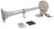 HERCHR LKW-Lufthupe, 328dB 12V 30W VXH1112MAR-C 15,7x4,1 Zoll Laute Einzeltrompete Edelstahl-Marine Bootshupe Universal Autohupe Zughupe Car Horn Lautsprecher Hupe Für Boote Wohnmobile Yachten