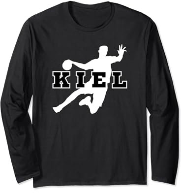 Kiel Handball Mannschaft Verein Fan Schleswig-Holstein weiss Langarmshirt