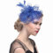 LAQWYNKB 20er jahre accessoires, kopfschmuck 20er jahre damen, Fascinator Hut für Frauen, Schleier Hut Cocktail Tee Party Hut mit Handschuhe