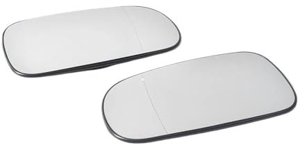 Cristal Espejo Espejo Retrovisor Izquierdo Y Derecho Placa Retrovisora convexa Blanca Calefactable Para Saab 93 95 2003-2012 Retrovisor Espejo Cristal