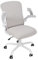 ELECWISH Home Office Desk Chair, Ergonomic Computer Chair, with Flip-up Armrest, Lumbar Support, Height Adjustable, 30° Rocking, Swivel, Beige