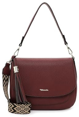 Tamaris Umhängetasche TAS Carissa 33184 Damen Handtaschen Uni darkwine 643