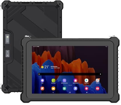 SunKol Tablet robusto 10,1 IP67 (RK3568 4 GB 32 GB) Android 11 Tablet PC industriale impermeabile 1920 * 1200, impronte digitali, batteria 6000 mAh, 550 nit, GPS, BT, caricatore docking