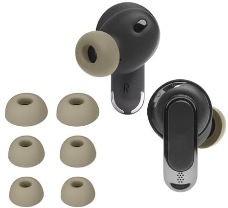 kwmobile 6X Polster kompatibel mit JBL Tour Pro 2-3 Größen - Silikon Ohrstöpsel In-Ear Kopfhörer