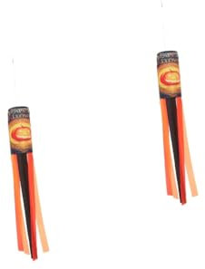 BESPORTBLE 2stücke Halloween Windsock Dekoration Für Außenbereich Gruselige Hängende Flagge Für Halloween Feiern Für Garten Und Veranda Schafft Festliche Atmosphäre