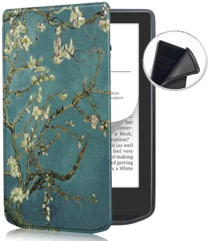 Étui pour Pocketbook InkPad 4/Color 3/Color 2/Vivlio InkPad 4 7,8 étui pour Pocketbook InkPad 4 Smart Slim Light - Coque pour liseuse Pocketbook Vivlio InkPad 4 avec fonction veille/réveil