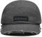 Clakllie Flat Brim Snapback Cap Original 5 Panel Cap Herren Damen Camp Basecap Cotton Schildkappe Unstructured Laufkappe,Black