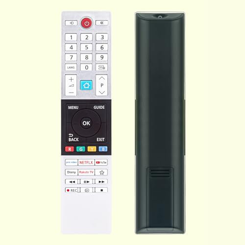 Ersatz-Fernbedienung CT-8567, Fit for Toshiba UHD VIDAA TV 43/50/55/65 UV23 UV33 QV23 Series 43UV2363DG 43UV3463DAW 50UV3463DAW 55UV3463DAW 65UV3463DAW 24WV3463DAZ 32LV3E63DAZ 40LV2E63DAZ